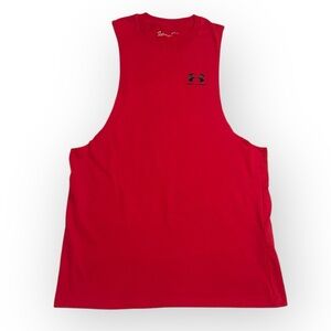 Under Armour Red Athletic Tank Top